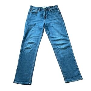 HABITUAL PEYTON WOMENS DENIM STRAIGHT LEG BLUE JEAN PANTS SIZE 8/29